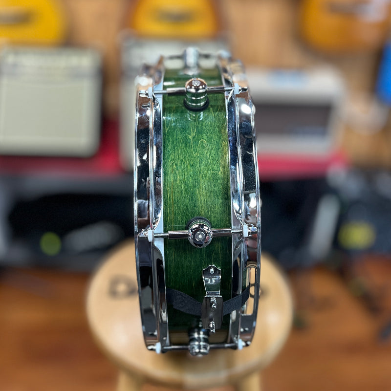 Wellingtone EL Series Forest Gump Snare, 14x4 Maple Shell, Forest Green