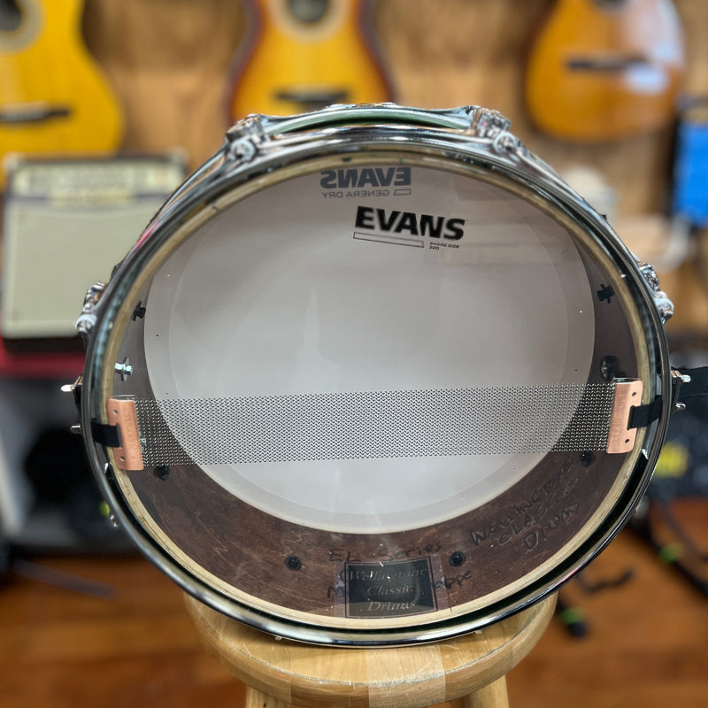 Wellingtone EL Series Forest Gump Snare, 14x4 Maple Shell, Forest Green