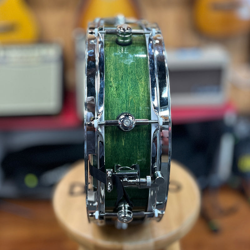 Wellingtone EL Series Forest Gump Snare, 14x4 Maple Shell, Forest Green