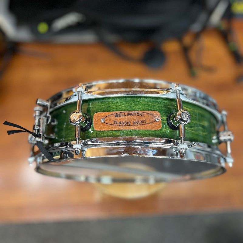 Wellingtone EL Series Forest Gump Snare, 14x4 Maple Shell, Forest Green