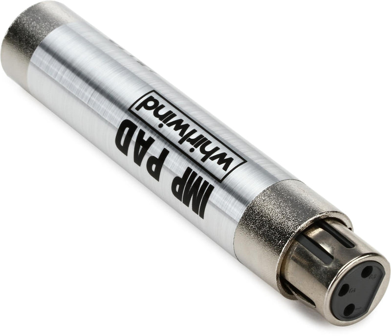 Whirlwind IMPAD10 - In-Line XLR Barrel Transformer with 10 dB Pad