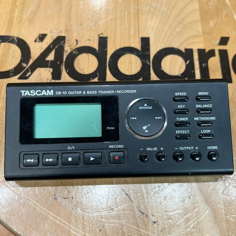 USED Tascam GB-10 Guitar & Bass Trainer/Recorder