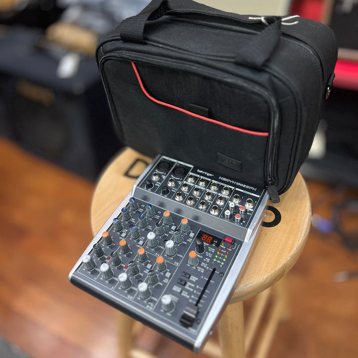 USED Behringer Xenyx 1002 SFX Mixer w/ Case
