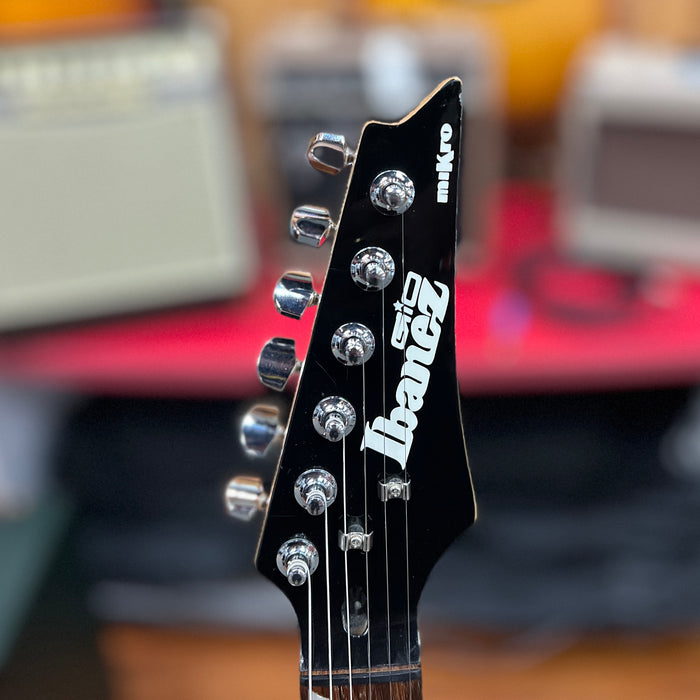 USED Ibanez Mikro GRGM21BKN Short-Scale Electric Guitar, Black