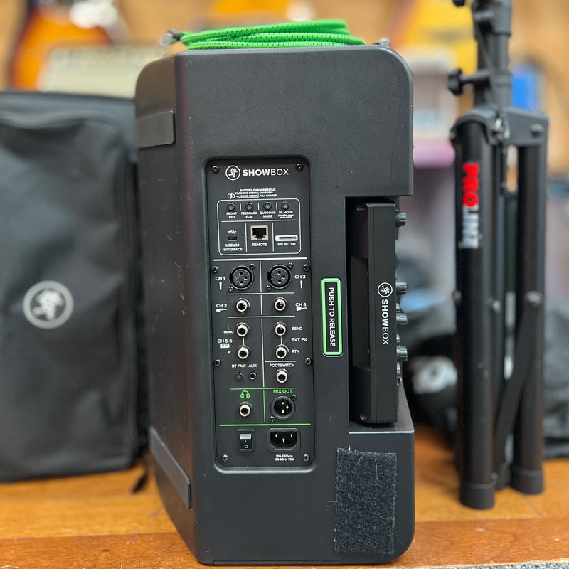 USED Mackie ShowBox All-in-One Performance Rig w/ Carrying Bag & Proline Speaker Stand