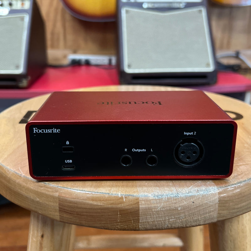 USED Focusrite Scarlett Solo Gen 4 USB-C Audio Interface