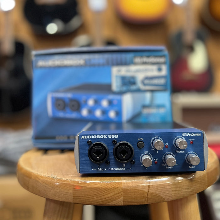 USED PreSonus AudioBox USB 2X2 Recording Interface w/ Box