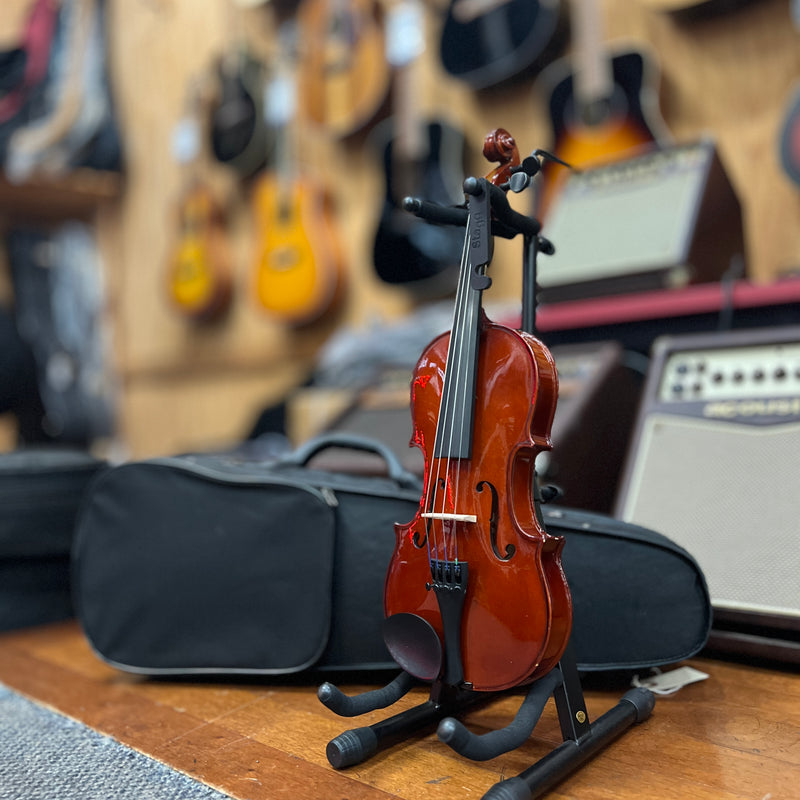 USED Brandenburg VN-880 Violin Outfit with Case and Bow, 1/2