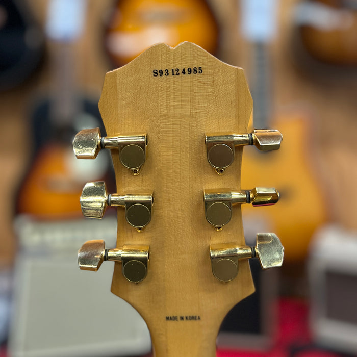 USED Epiphone Joe Pass Emperor Natural Hollow Body Electric Guitar w/ OHSC