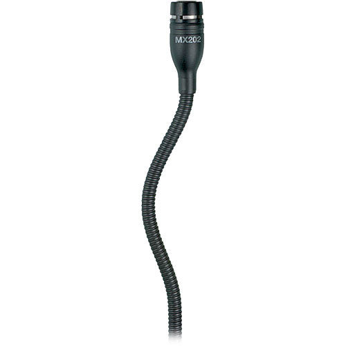 OPEN BOX Shure MX202BP/S Microflex Overhead Supercardioid Microphone - Black