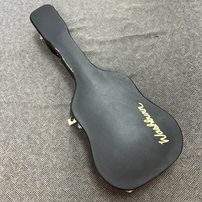 USED Washburn Dreadnought Harshell Acoustic Guitar Case, Black