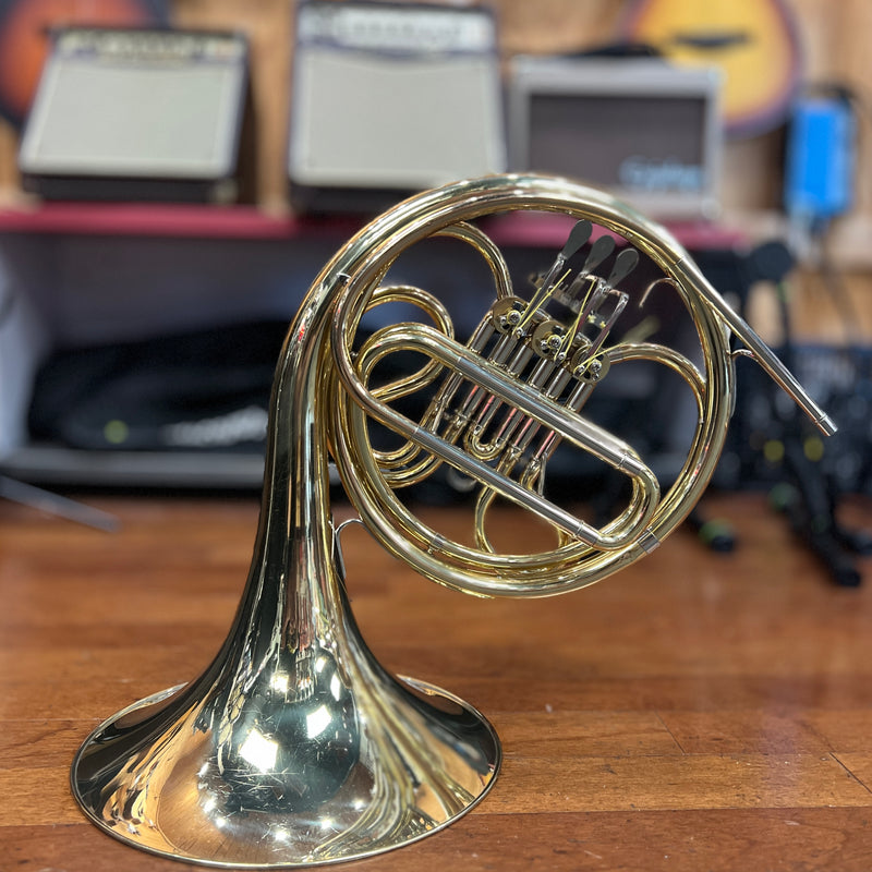 USED Yamaha 314 Single French Horn Outfit w/ Case and Mouthpiece