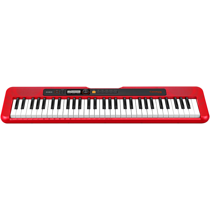 Casio Casiotone CT-S200 61-Key Digital Keyboard, Red