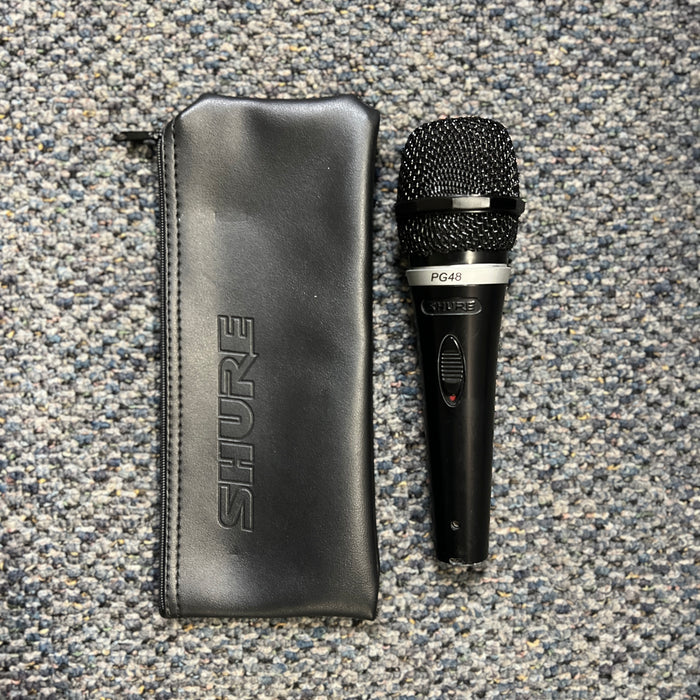 USED Shure PGA48 Microphone w/ pouch and clip
