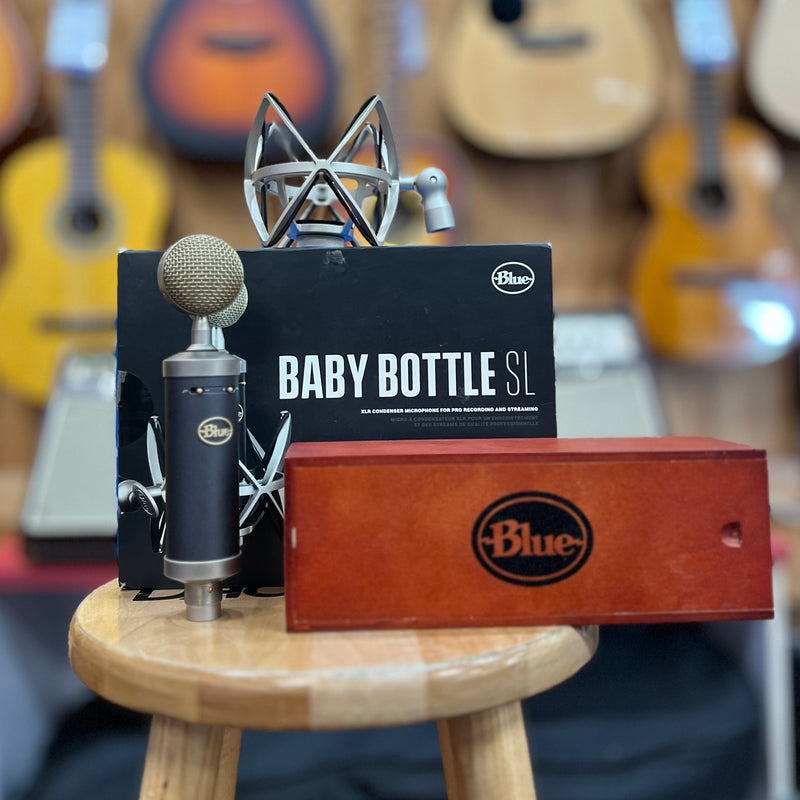 USED Blue Microphones Baby Bottle SL Condenser Microphone W/Box and Shockmount