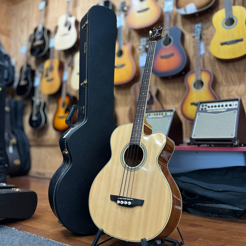 USED Takamine G Series EGB2S Jumbo Acoustic-Electric Bass w/ OHSC