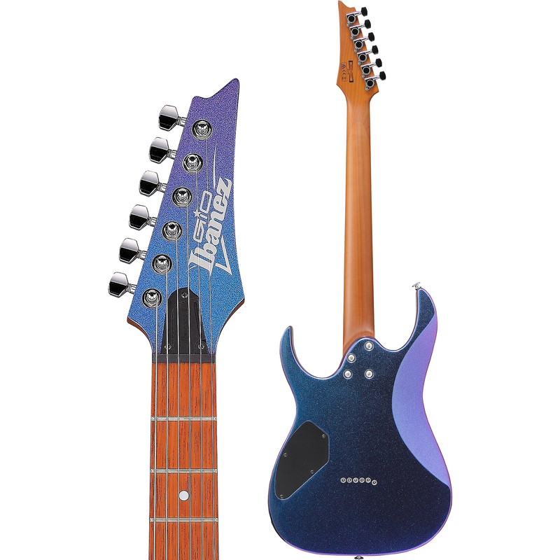 Ibanez GIO GRG121SP Solidbody Electric Guitar, Blue Metal Chameleon