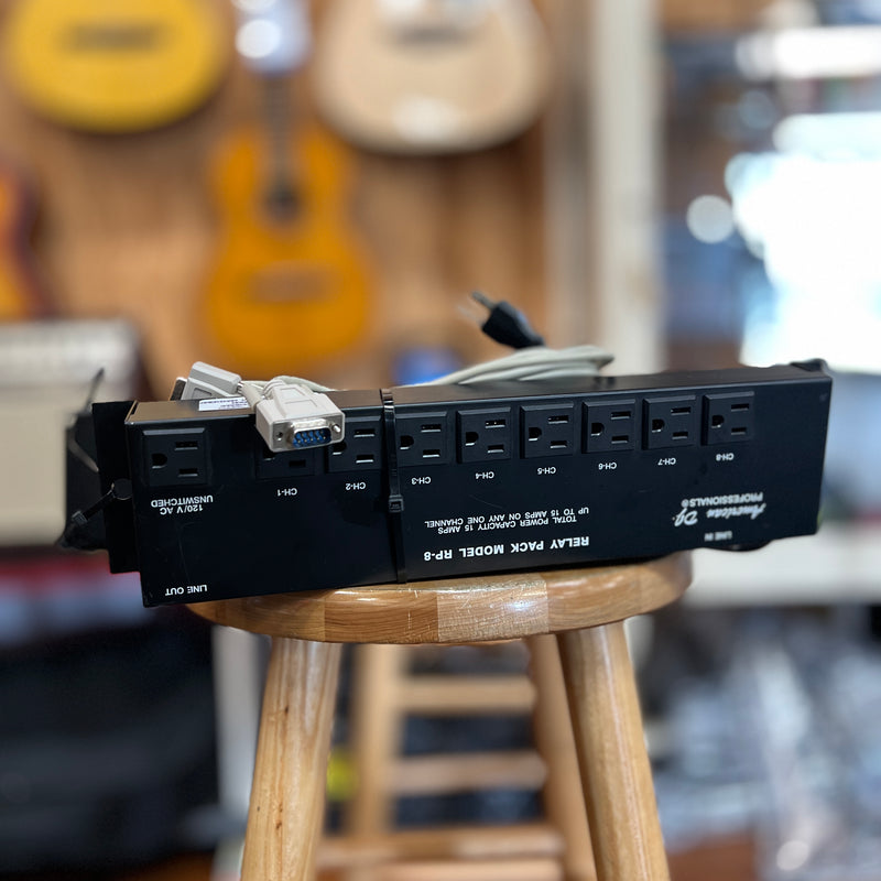 USED American DJ SC-8FC/RP-8 Power Conditioner & Low Voltage Lighting Remote Switcher