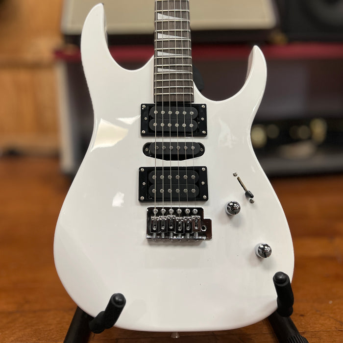 USED Brand X "RG" Style Electric Guitar, White