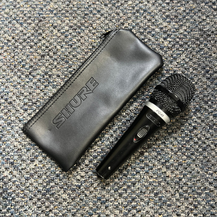 USED Shure PGA48 Microphone w/ pouch and clip