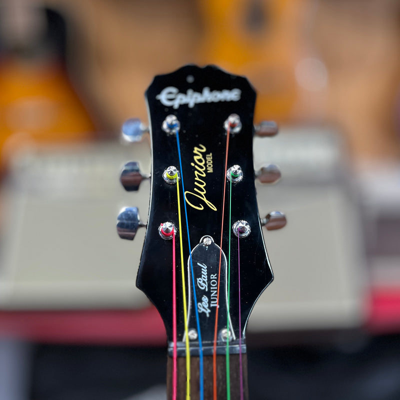 USED Epiphone Les Paul Junior Single Cut Solid Body Electric Guitar, 2 Color Sunburst