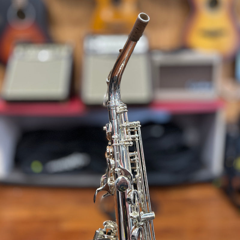 USED Selmer AS42S Professional Alto Saxophone Outfit, Silver, Serial BS24912845