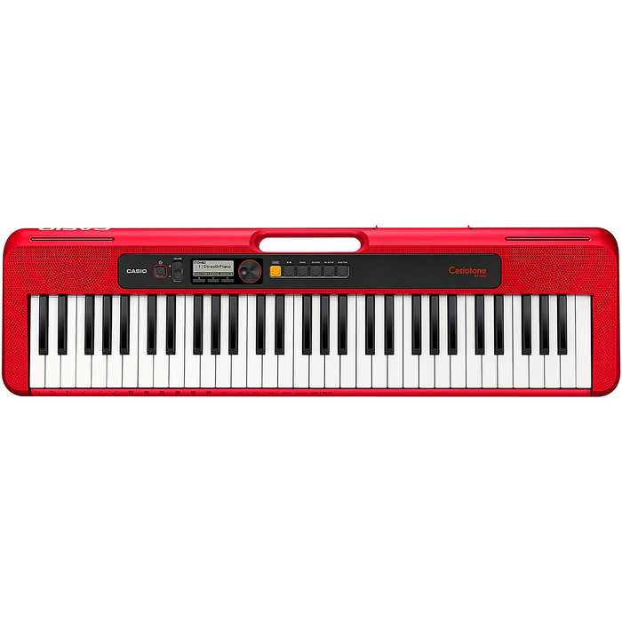 Casio Casiotone CT-S200 61-Key Digital Keyboard, Red