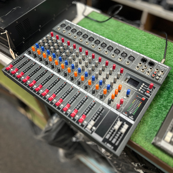 USED Depusheng 12 Channel Mixer Mixing Console With USB