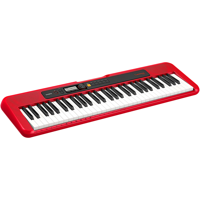 Casio Casiotone CT-S200 61-Key Digital Keyboard, Red