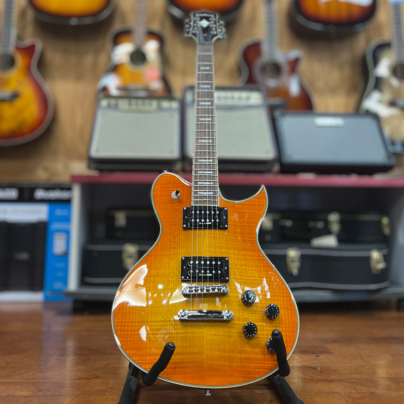 USED AS IS  Washburn Idol Series Flame Maple Electric Guitar