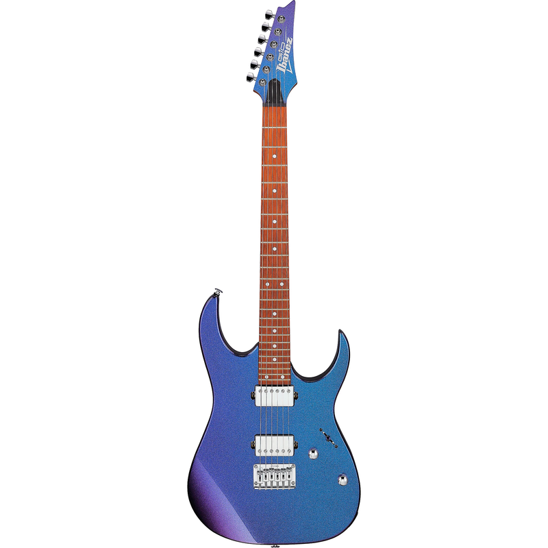 Ibanez GIO GRG121SP Solidbody Electric Guitar, Blue Metal Chameleon