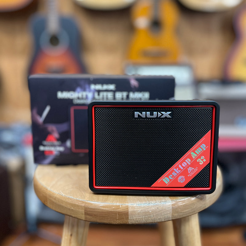 USED NUX Mighty Lite BT MKII 3W Portable Desktop Guitar Combo Amp, Black