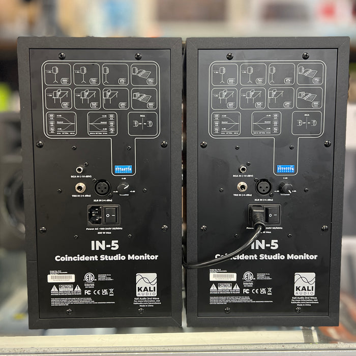 USED Kali Audio IN-5 Powered Studio Monitor PAIR