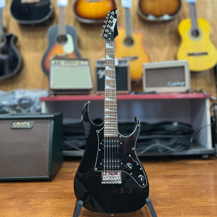 USED Ibanez Mikro GRGM21BKN Short-Scale Electric Guitar, Black
