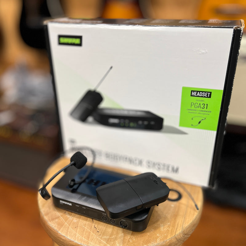 USED Shure BLX14/P31 Headworn Wireless System with PGA31 Headset Microphone (H9: 512 to 542 MHz) (2EH15285562 2EH19435633)