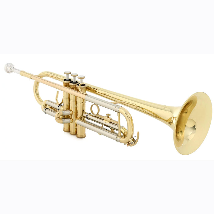 Blessing BTR-1287 Bb Trumpet Outfit, Brass Lacquer