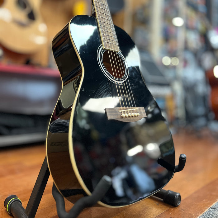 USED Jay Turser JJ-43 Acoustic Guitar, Black