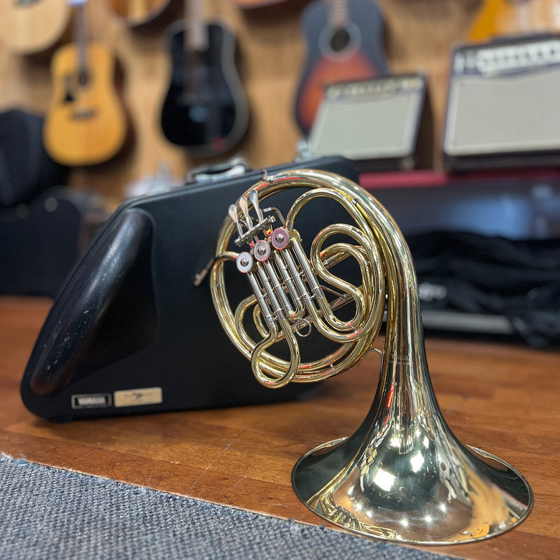 USED Yamaha 314 Single French Horn Outfit w/ Case and Mouthpiece