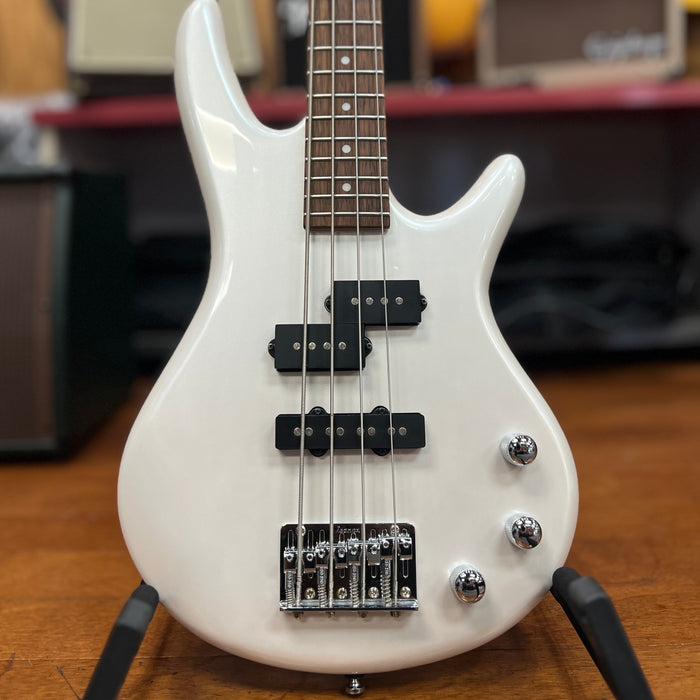 USED Ibanez miKro GSRM20 Electric Bass (Pearl White) Short Scale