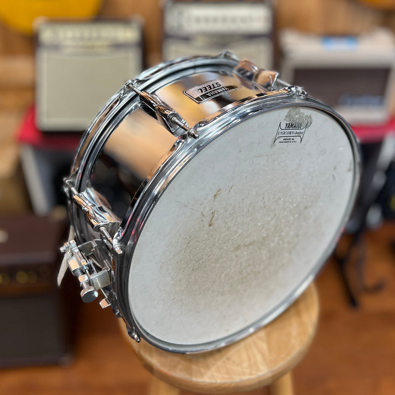 USED Yamaha SD2454 STEEL Snare Drum, 14"
