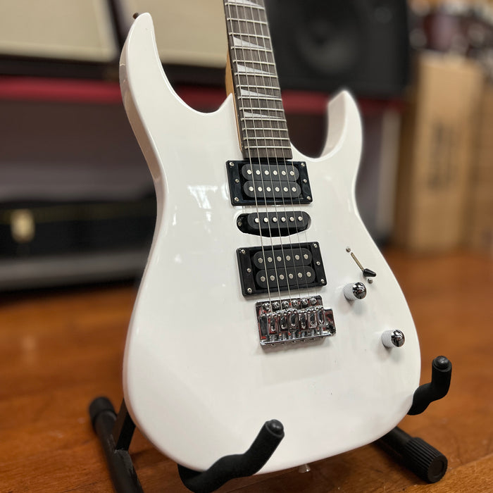 USED Brand X "RG" Style Electric Guitar, White
