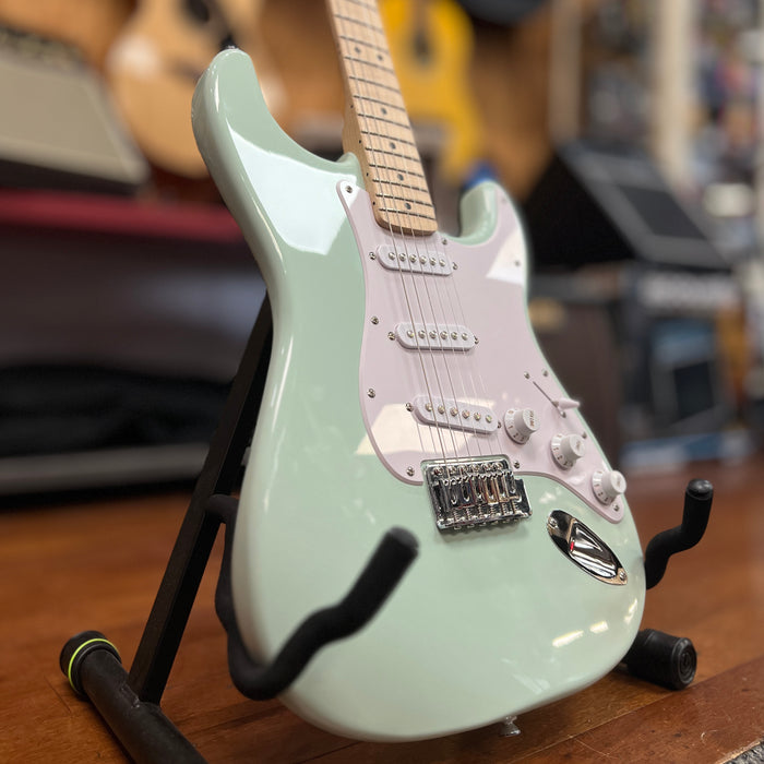 USED Squier Stratocaster Electric Guitar, Sea Foam Green