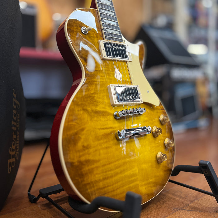 USED Heritage Standard H-150 Electric Guitar, Dirty Lemon Burst w/HSC