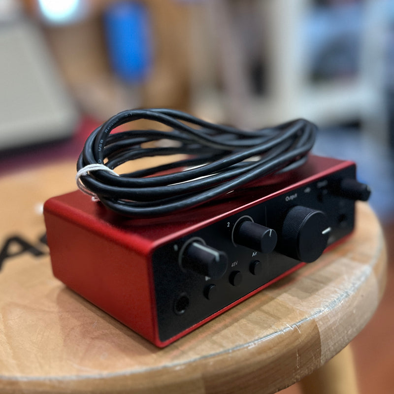USED Focusrite Scarlett Solo Gen 4 USB-C Audio Interface