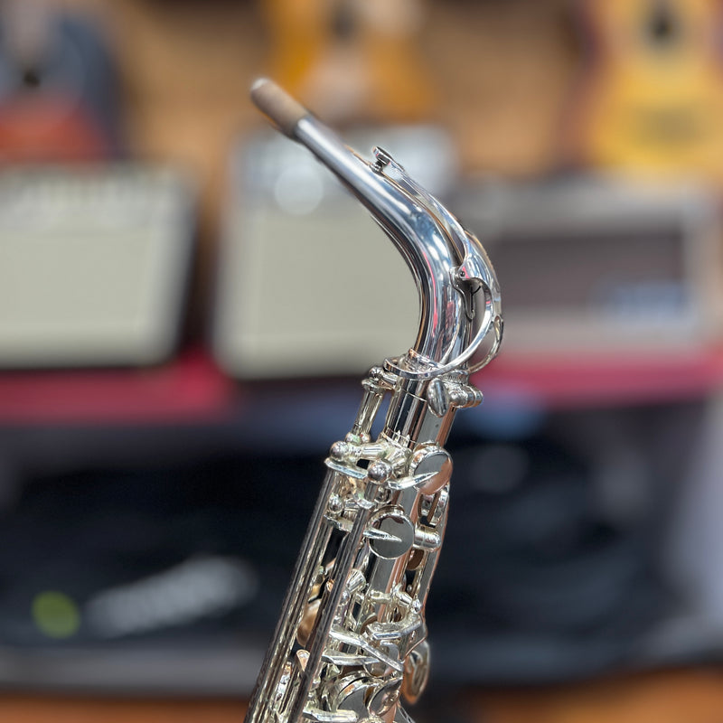 USED Selmer AS42S Professional Alto Saxophone Outfit, Silver, Serial BS24912845
