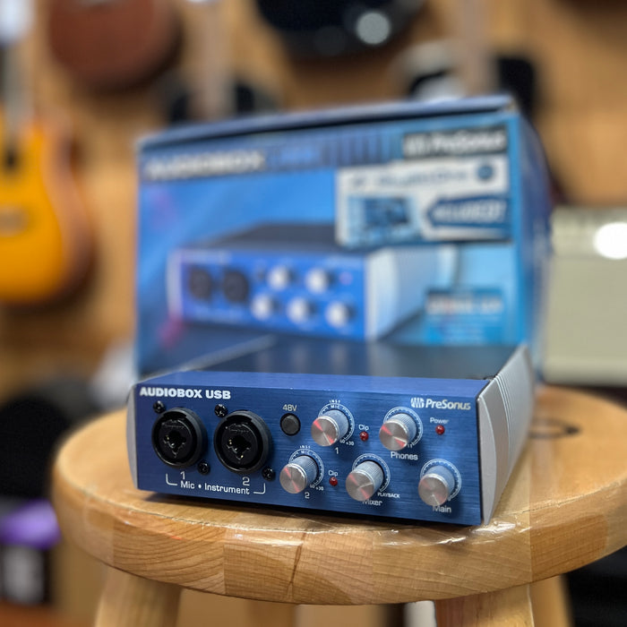 USED PreSonus AudioBox USB 2X2 Recording Interface w/ Box