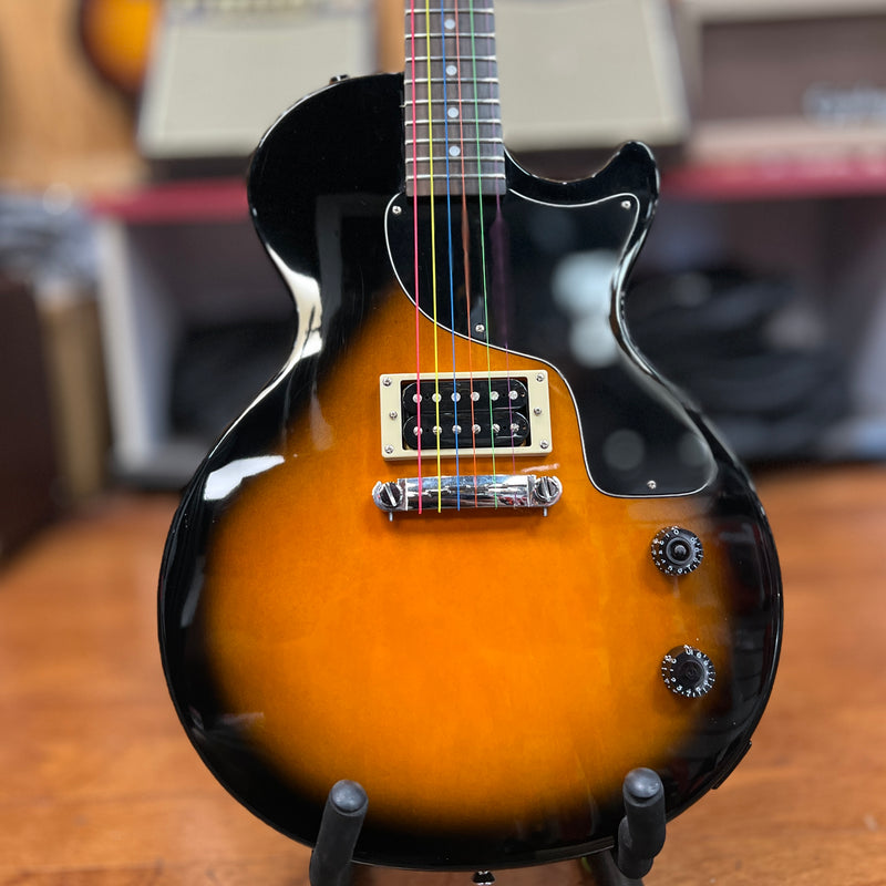 USED Epiphone Les Paul Junior Single Cut Solid Body Electric Guitar, 2 Color Sunburst
