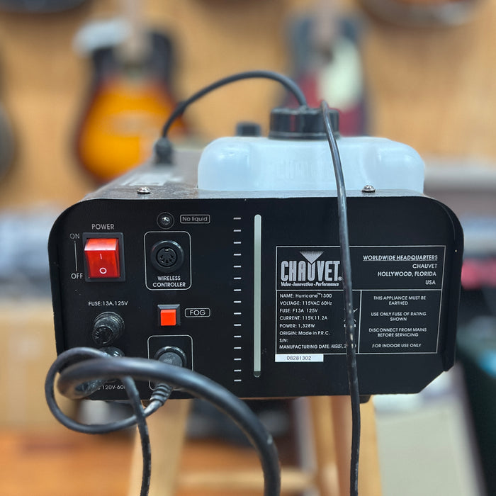 USED Chauvet Hurricane 1300 Smoke Machine w/ Remote