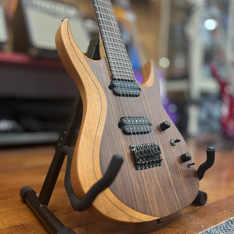 USED Agile Legacy 727 & String Electric Guitar, Brown Contrast