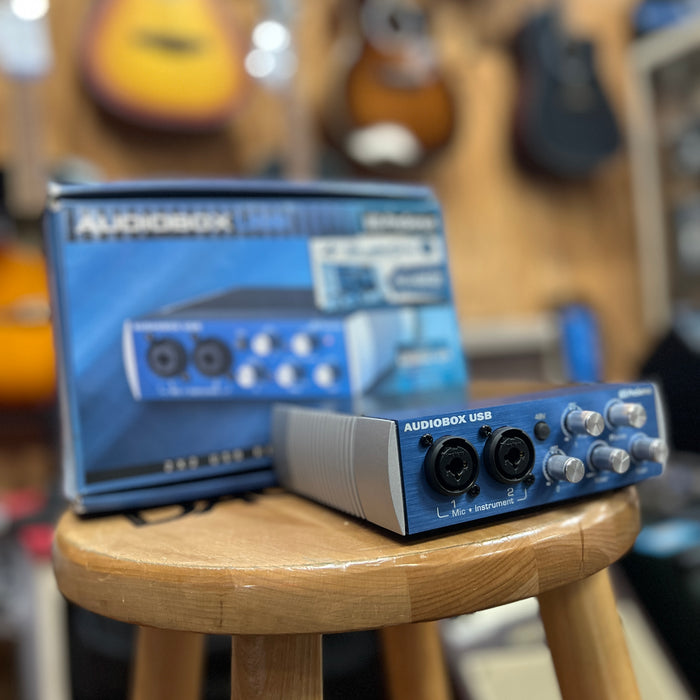 USED PreSonus AudioBox USB 2X2 Recording Interface w/ Box
